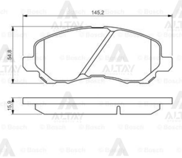 FREN BALATA LANCER 03-11 / ASX 11-13 ÖN