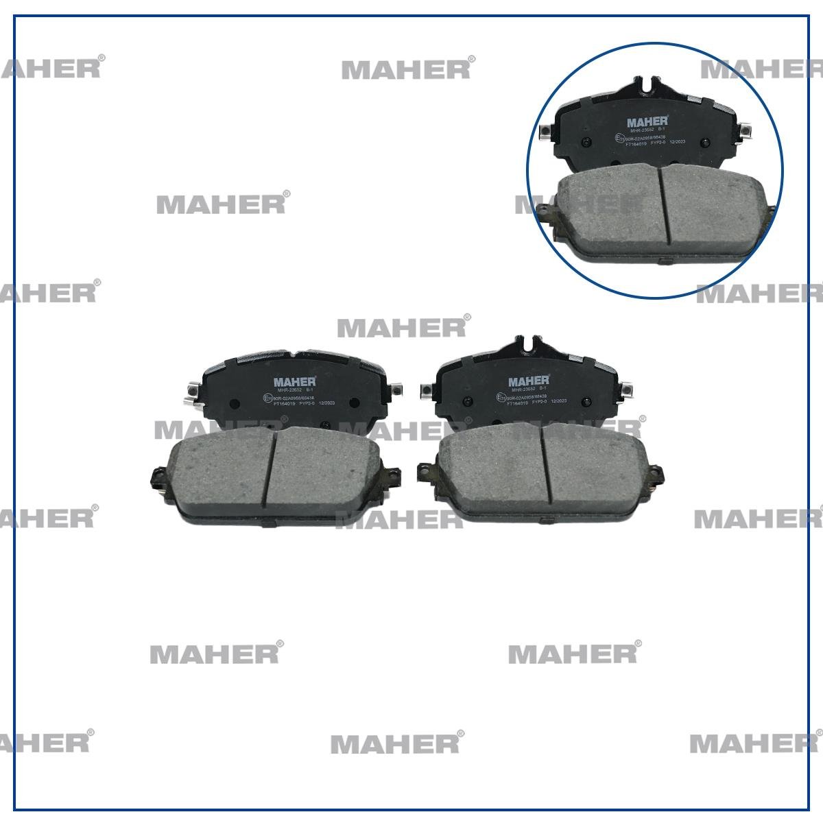 FREN BALATA MERCEDES 14= W205 C SERİ ÖN 144mm