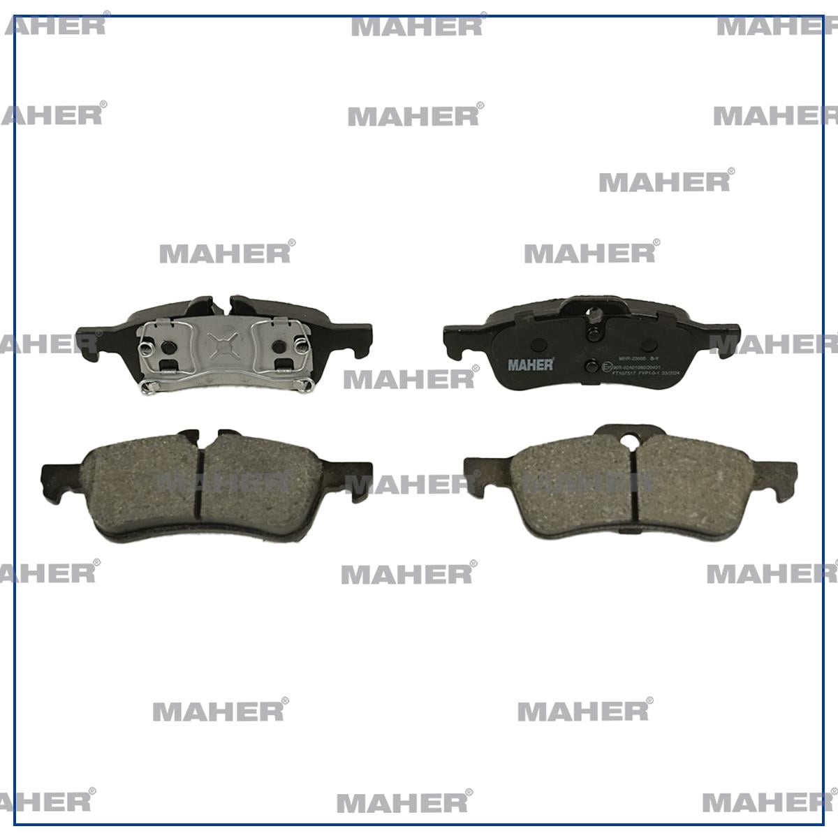 FREN BALATA MINI 01-06 COOPER R50-R53 16.10mm ARKA