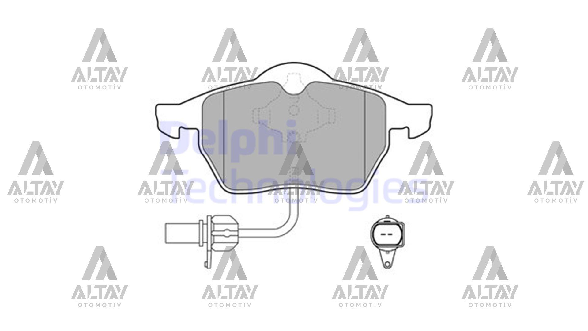 FREN BALATA PASSAT  97-05 / A4 99-05 / A6 98-05 1.8T-1.9 KULAKLI FİŞLİ ÖN