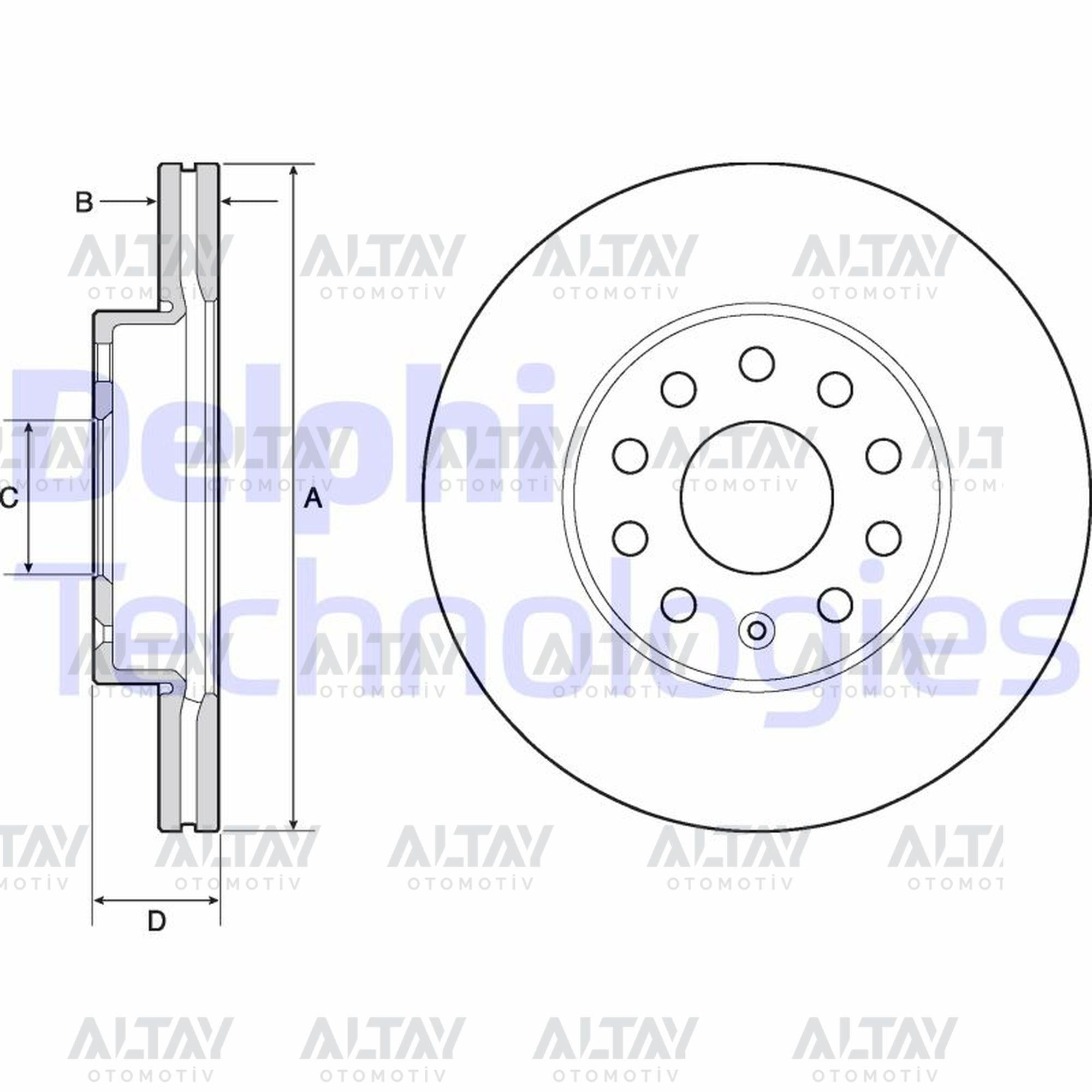 FREN DİSKİ GOLF7 / A3 / LEON / OCTAVIA 13= ÖN 276MM (SET)