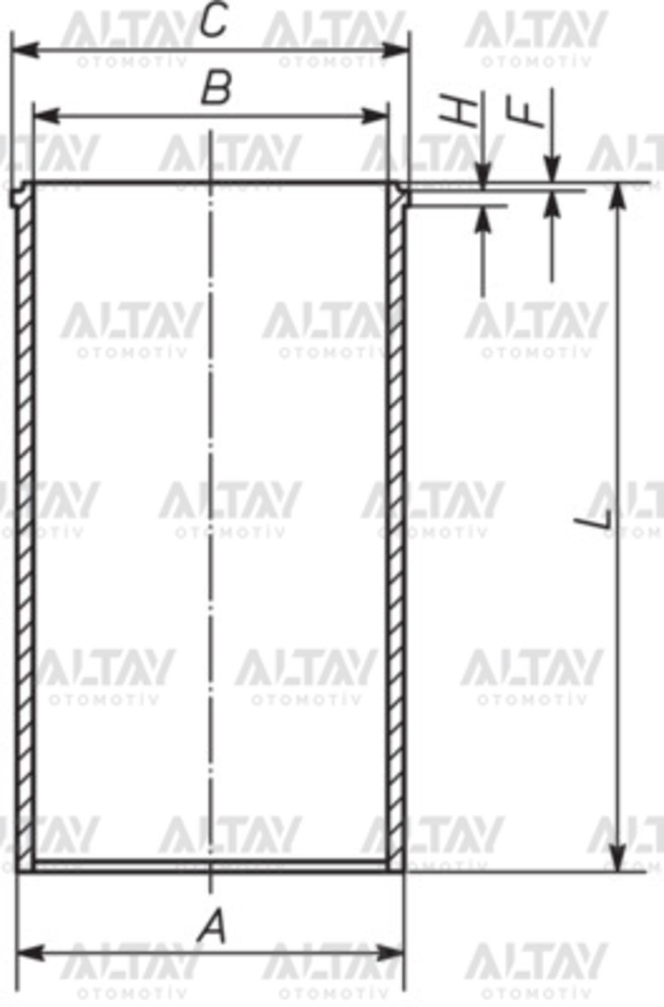 GÖMLEK GOLF4 97= / T5 / CADDY / PASSAT / POLO 1.9D-1.4TDI-1.9 ABL-AGR-AFN-AVF-AMF-AXB-BJB-BKC-BXE