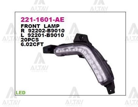 GÜNDÜZ FARI I-10 14-16 LED ÖN SAĞ