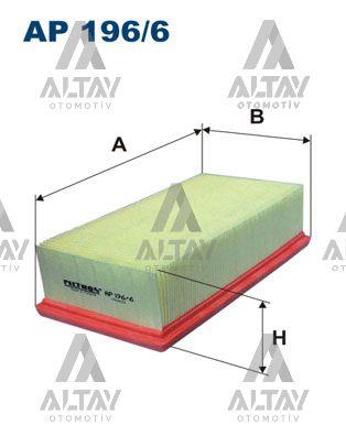HAVA FİLTRESİ 208 13= / 301 12= / 2008 15= / C-ELYSEE 12= / C3 II 14= / DS3 14= 1.2VTI