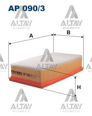 HAVA FİLTRESİ 407 04-10 / EXPERT / SCUDO / JUMPY 07= 1.6HDI DV6TED4 SÜNGERLİ