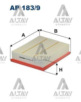 HAVA FİLTRESİ A1 / TOLEDO / RAPID 15= 1.8 TFSI-1.6 TDI CXMA-CWZA