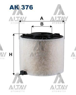 HAVA FİLTRESİ A4 / A5 / Q5 15= 2.0 TDI DEUB-DEUC-DEUA-CZHA-DESA-DETA (SİLİNDİR TİP)