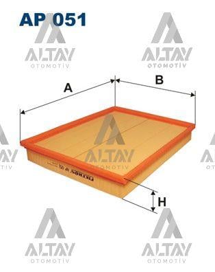 HAVA FİLTRESİ ASTRA G / ASTRA H ZAFİRA A-B 98= Z14XE-Z16XE-Z16XEP-Z16XER