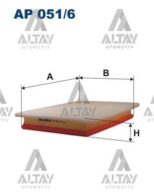 HAVA FİLTRESİ ASTRA H 1.6 16V  04= / ZAFIRA B 08=1.9 D