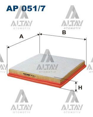 HAVA FİLTRESİ ASTRA J / ZAFİRA C / CRUZE 09= A13DTE-A14NET-B14NET-B16DTL-B16DTH-A16LET-A20DTH 1.3 CDTİ-1.6 CDTİ