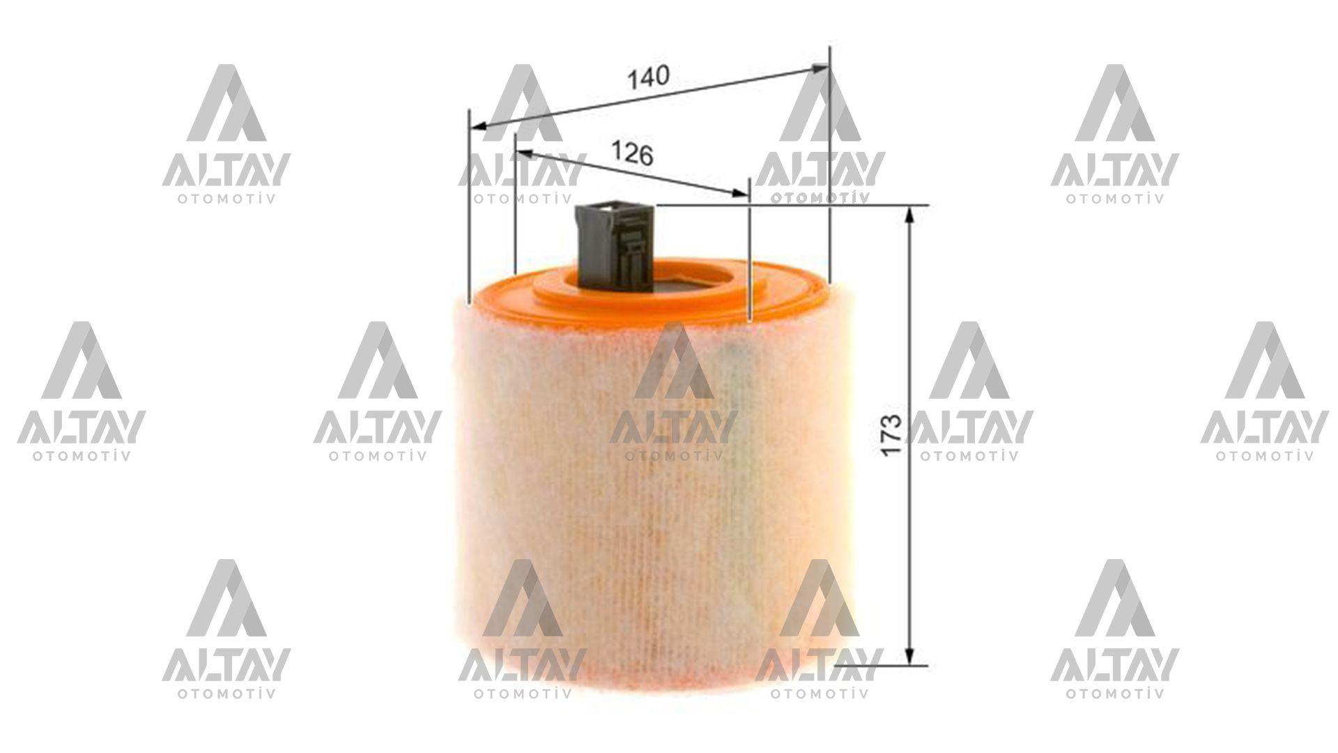 HAVA FİLTRESİ ASTRA K 16= B14XFT-B16DTE-B16DTH-D16DT-D16DTH SÜNGERLİ