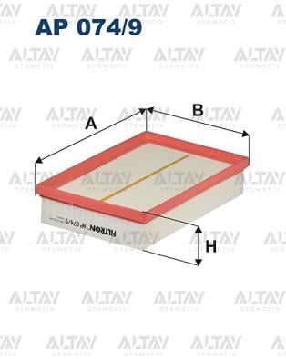 HAVA FİLTRESİ C-MAX 1.0 ECOBOOST / TOURNEO 1.0. / TOURNEO 1.5 TDCI 18=