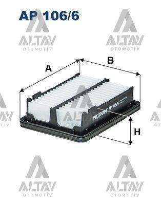HAVA FİLTRESİ CITY 22= / HRV 15-19 / JAZZ 15=