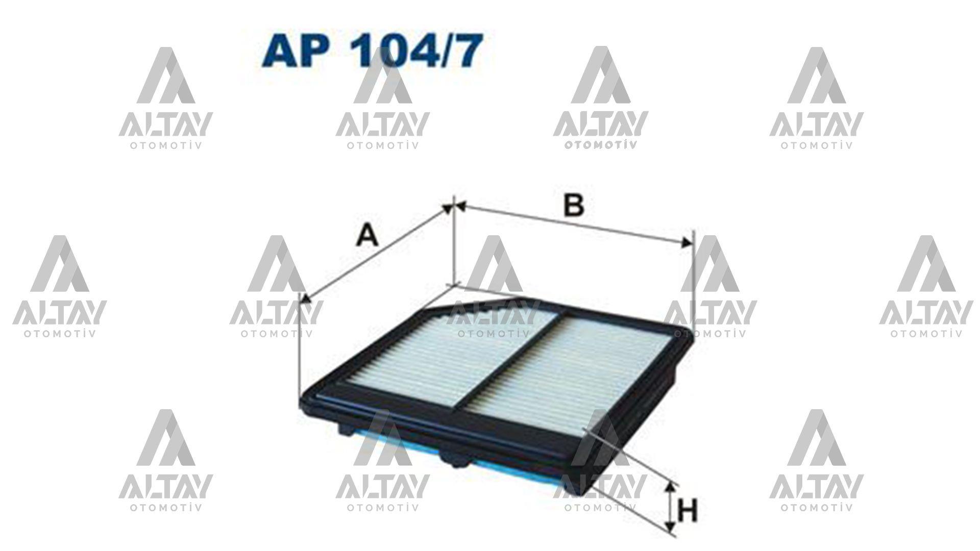 HAVA FİLTRESİ CIVIC 07-12 1.6 / 1.8 SEDAN / H.B R16 / R18 FD6 / FN