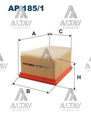 HAVA FİLTRESİ CLİO II / MEGAN I / SCENIC / LAGUNA 01-07 1.4-1.6 16V KÜÇÜK ÜÇGEN