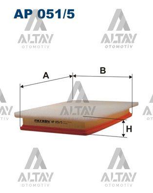 HAVA FİLTRESİ CORSA C / COMBO C / MERİVA A 01= Z13DT-Z13DTJ-Y17DT