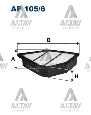 HAVA FİLTRESİ CRV 15= 1.6 D-TEC DİZEL