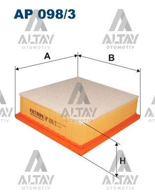 HAVA FİLTRESİ DOBLO 10= 1.6JTD / G.PUNTO 06= / PUNTO 07= 1.4 16V-1.6 JTD-1.9JTD / LINEA 07=