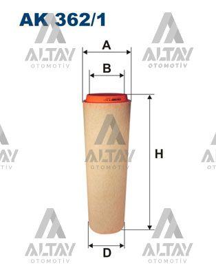 HAVA FİLTRESİ E46 / E90 / E91 / E92 / E93 / E38 / E39 / E60 / E61 / E38 / E65 / E66 / X3 E83 / X5 E53 / X5 E70 / X6 E71 / LAND ROVER / RANGE ROVER III 99-12 M57-M57N