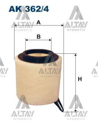 HAVA FİLTRESİ E81 / E82 / E87 / E88 / E90 / E91 / E92 / E93 / X1 E84 02-11 N43-N45-N46