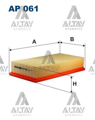 HAVA FİLTRESİ FORD TRANSIT M15 2.5 D 93=
