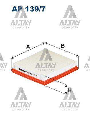 HAVA FİLTRESİ GOLF7 / TOLEDO / RAPİD / OCTAVIA 15= 1.6 CWVA