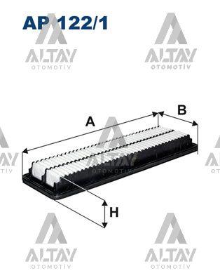HAVA FİLTRESİ I-10 13= 1.0-1.2 BENZİNLİ