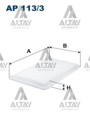 HAVA FİLTRESİ MAZDA 3 03-07 / MAZDA 2 07=