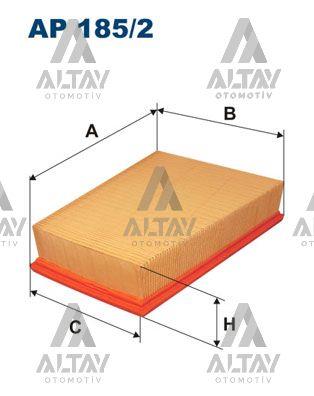 HAVA FİLTRESİ MEGAN II / FLUENCE / KANGO III / SCENIC II 03= 1.5 DCİ-1.6 16V