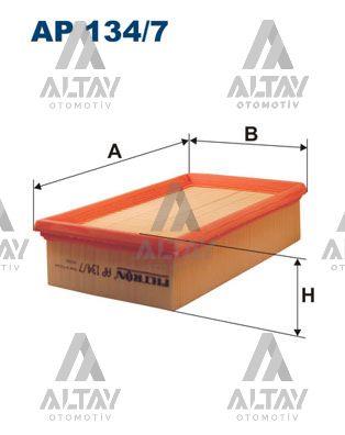 HAVA FİLTRESİ MICRA 05= DİZEL / JUKE 10= 1.5 DCI / NOTE 05-12 CLİO III / MODUS 1.5 DCI