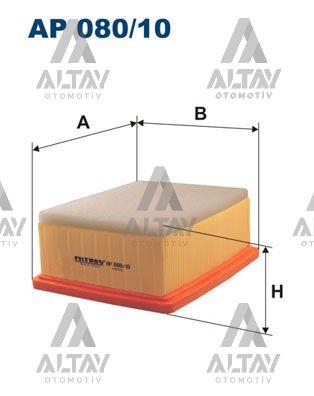 HAVA FİLTRESİ PARTNER / BERLİNGO 96-08 1.9D-2.0 HDİ SÜNGERLİ