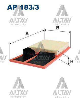 HAVA FİLTRESİ POLO / CORDOBA / IBIZA / A1 / FABIA 04-13 1.4 16V BUD-CGGB
