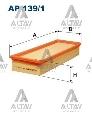 HAVA FİLTRESİ POLO CLASSIC / IBIZA / CORDOBA 99-02 1.6 AKL