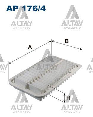 HAVA FİLTRESİ SWIFT 08-10 1.2 VVT 4X2 / SPLASH 08-10 1.0-1.2 VVT / OPEL AGILA 08- 1.0-1.0 ECOFLEX-1.