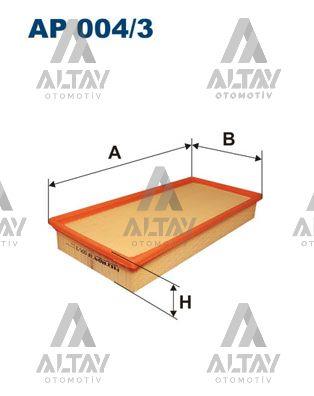 HAVA FİLTRESİ TOUAREG / Q7 / CAYENNE 04= 2.5 TDI-3.0 TDI-4.2
