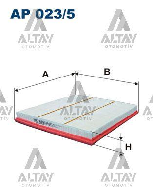 HAVA FİLTRESİ TRANSIT V347 / V362 / V363 / TOURNEO CUSTOM 06= 2.0/2.2 DIZEL Ö.Ç