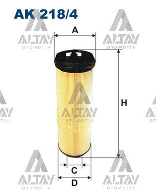HAVA FİLTRESİ W203 / W209 C SERİ 14-19 B32-B36-B38-B48