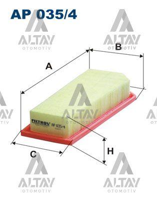 HAVA FİLTRESİ W204 / W207 / W212 C SERİ E SERİ 93-02