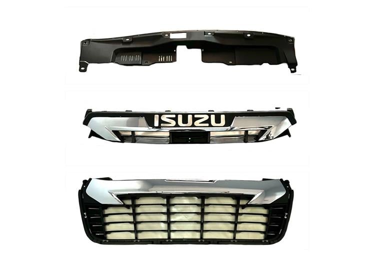 Isuzu Panjur D-max 20-22 Ön (Krom/Siyah) - UNI-14-016