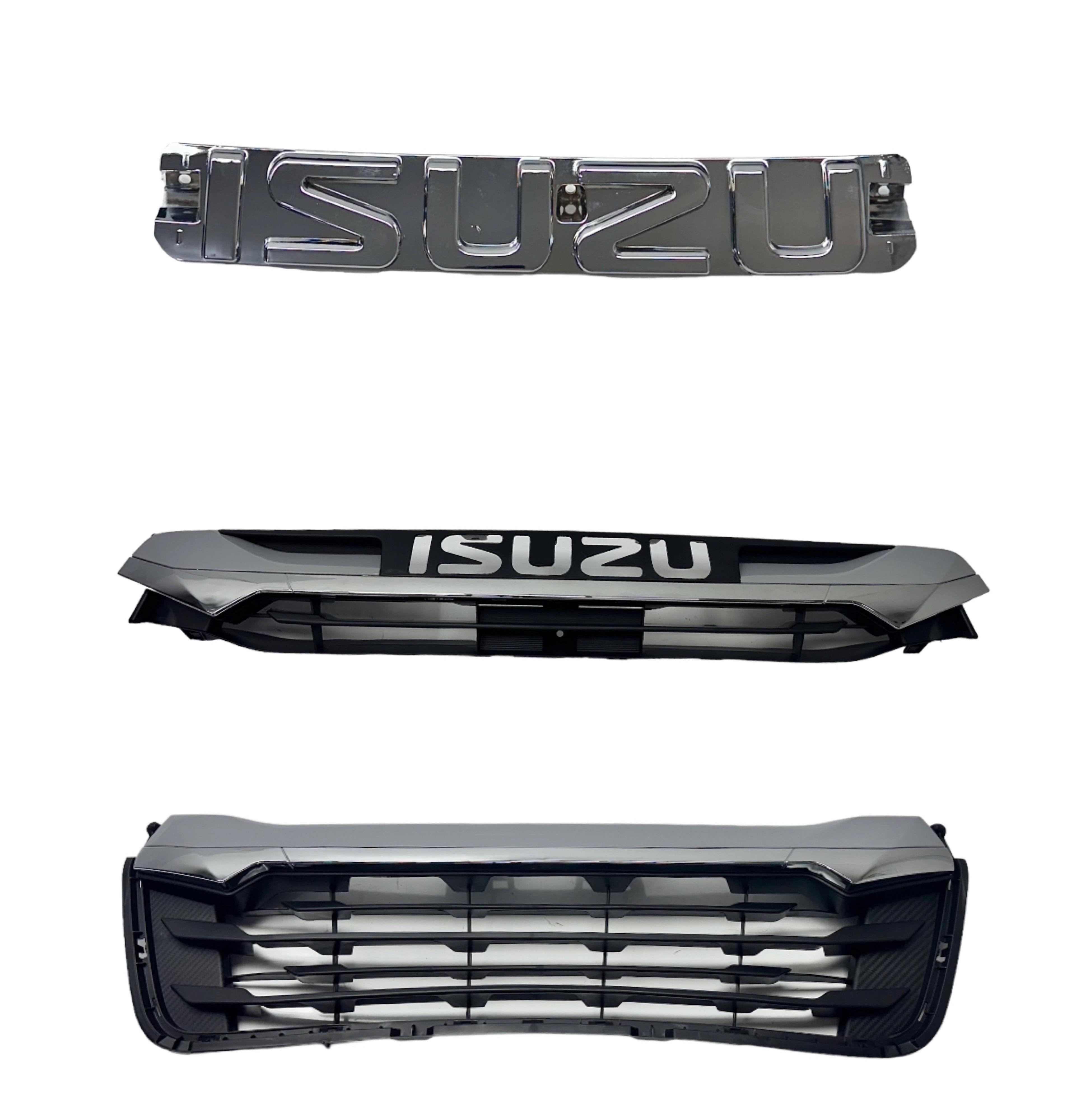 Isuzu Panjur D-max 22-24 Ön (Nikelaj/Siyah) - UNI-PJR-110