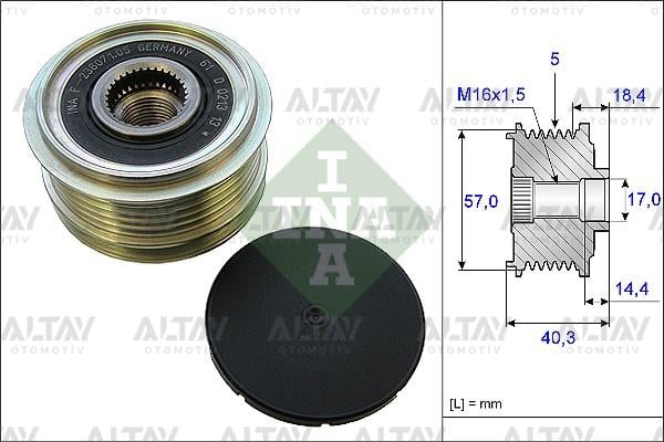 KASNAK ŞARJ DİNAMO ACCENT 06-11 ERA / I-20 / I-30 / I-40 / ELANTRA / VENGA / STONIC/ CEED /RIO DİZEL