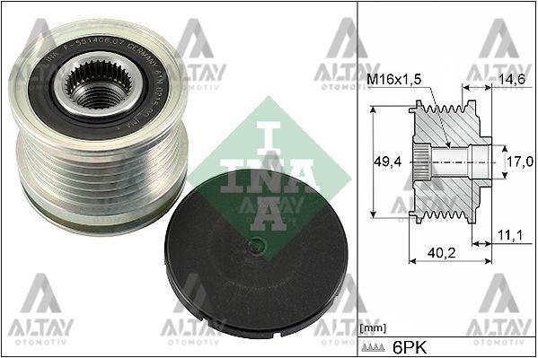 KASNAK ŞARJ DİNAMO POLO / PASSAT / CADDY / A4 / A6 / Q3 / Q5 / TRANSPORTER T6 / AMAROK / GOLF 01= AMF-BNV-BNM-CAGA-CDCA-CLHA-CLHB 1.6 TDİ-2.0 TDİ