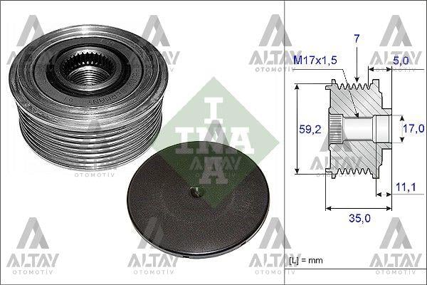 KASNAK ŞARJ DİNAMO TRANSİT V184 01-06 2.4 D
