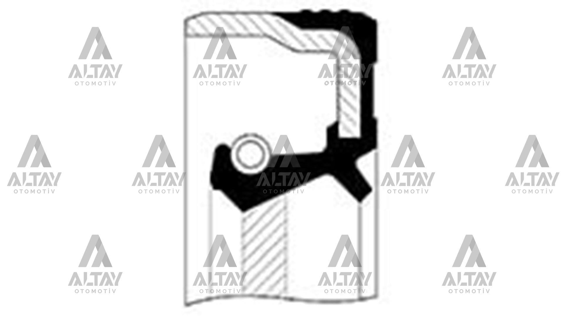 KEÇE BALANS MİLİ H-100 94-06 / L-300 90-08 / STAREX 02-08 BÜYÜK (25*35*6)