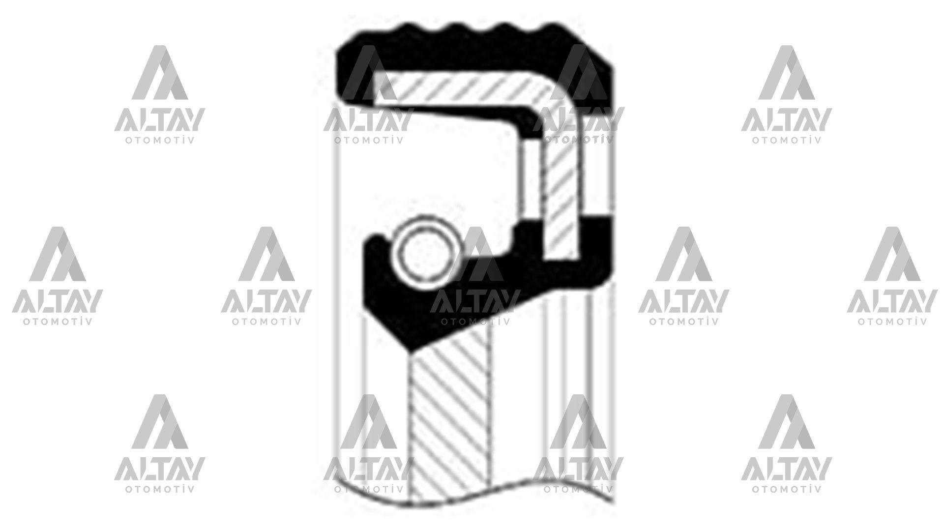 KEÇE KRANK BERLINGO / JUMPER / C4 / C5 / XSARA / JUMPY / DUCATO / SCUDO 1.9 D / TD 2.0 JTD / ELANTRA / H100 / PARTNER / 206 / 306 / 307 / 405 / 406 / 407 1.6 / 1.9 / 2.0 D ARKA /(90x110x7)