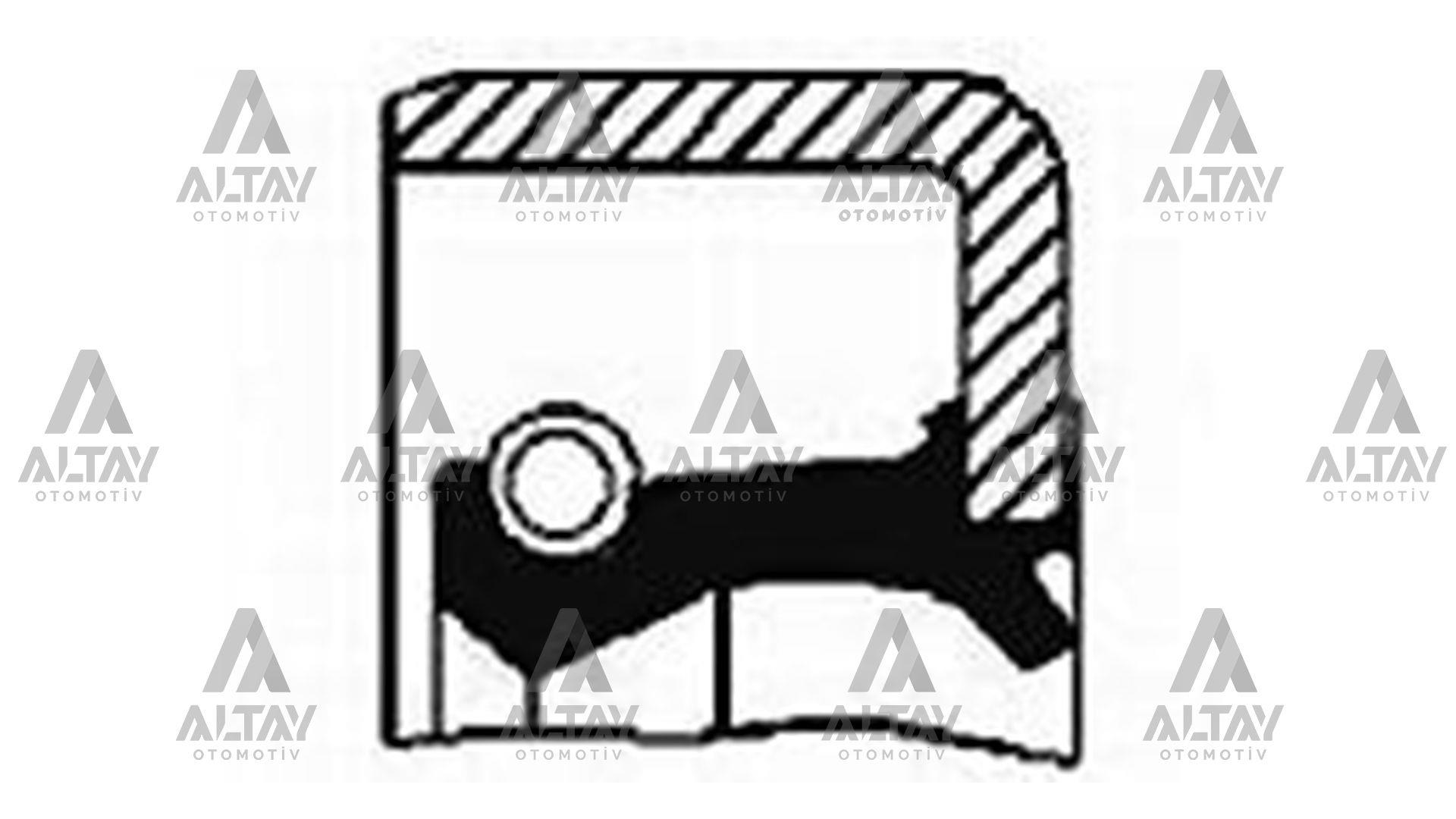 KEÇE TEKER PORYA (AKS) H-100  97-06 (50x65x9) ÖN