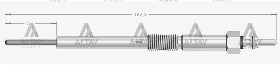 KIZDIRMA BUJİSİ (ISITMA) ACCORD 2.2 CTDI / CR-V 11V