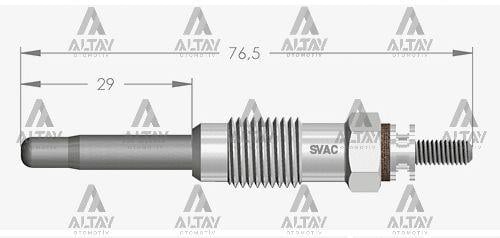 KIZDIRMA BUJİSİ (ISITMA) ALFA 164 2.5 TD / ALFETTA 2.0 TD-2.4 TD / GIULIA 1.8 D / GIULIETTA 2.0 TD / BMC TM 30 / RANGE ROVER 2.4 TD 11V