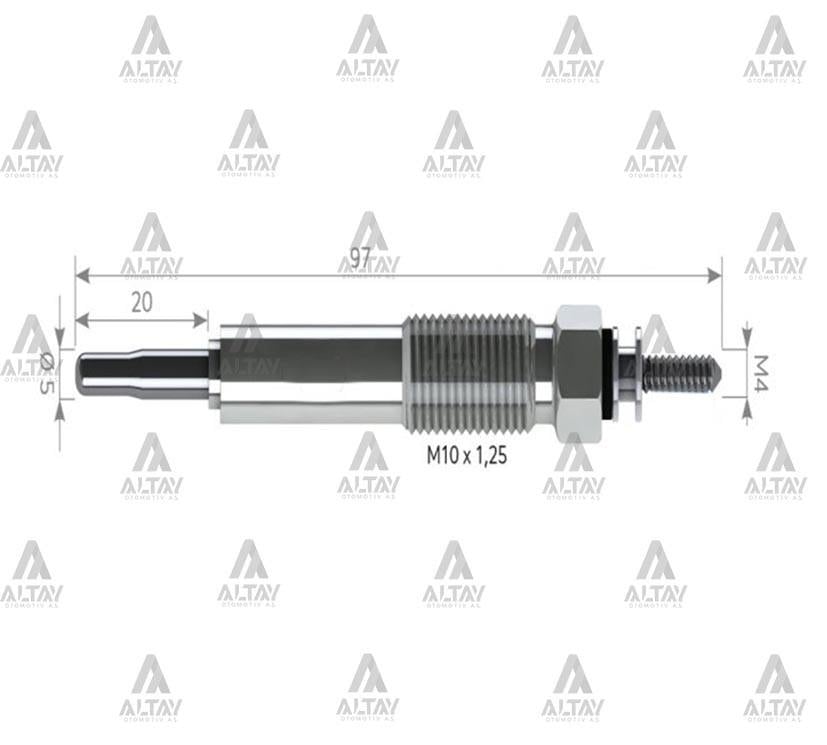 KIZDIRMA BUJİSİ (ISITMA) CANTER 304 / 444 23V.