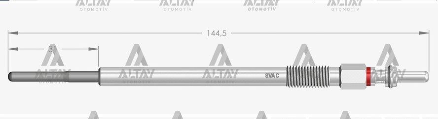 KIZDIRMA BUJİSİ (ISITMA) CAPTIVA 2.0 D-2.2 D / ANTARA 2.0 D-2.2 D / CRUZE 2.0 CDI 4.4V